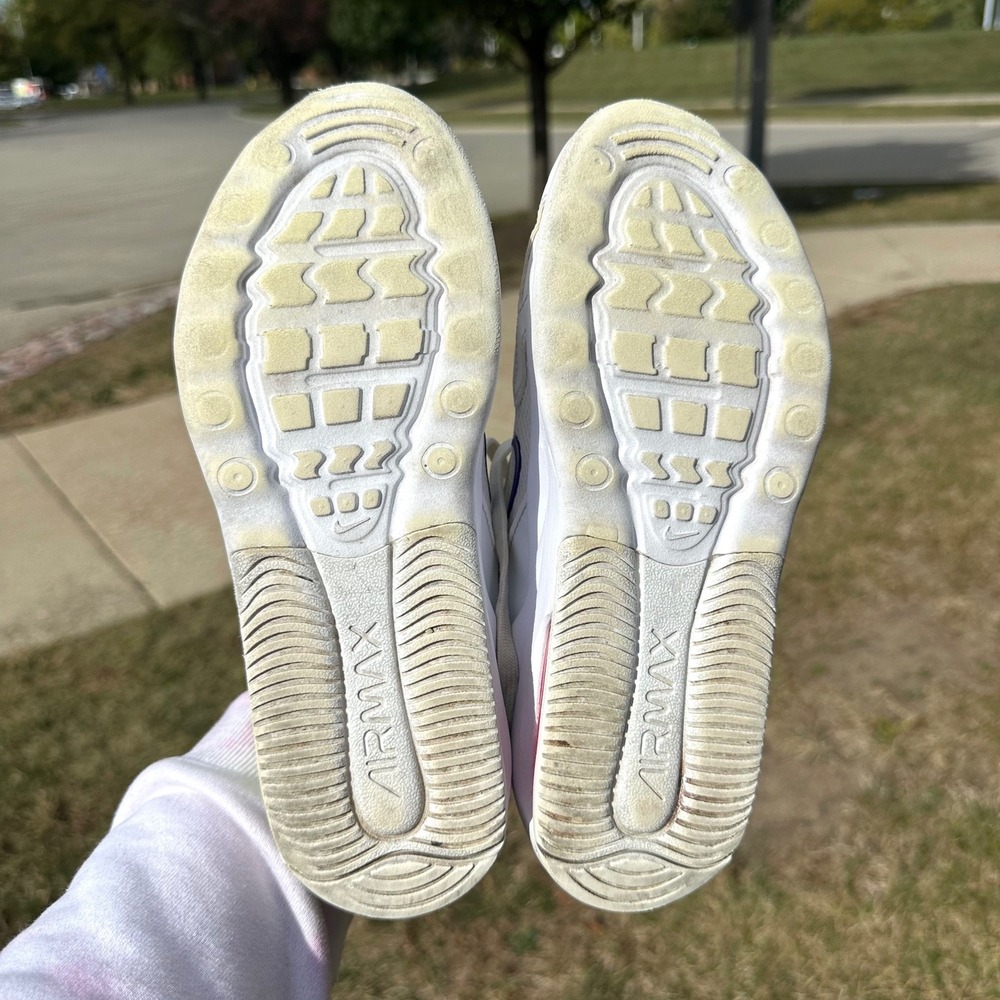 Nike Air Max Bolt AMD Athletic Shoes Women Sz 6.5 White Indigo Burst Pink Blast - Picture 8 of 13